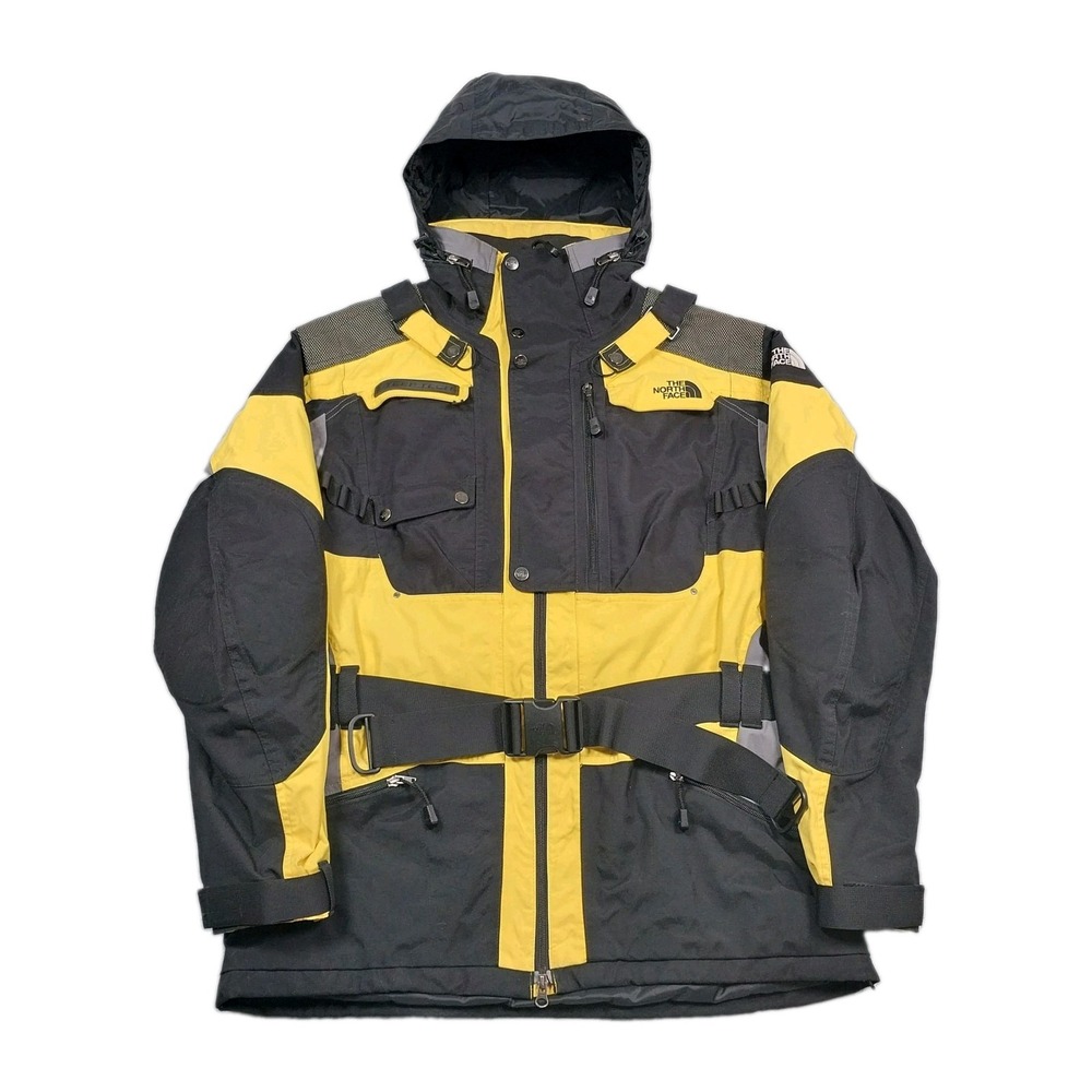 The North Face Steep Tech Jacket Mens Large Black Yellow Scot Schmidt Work Ski